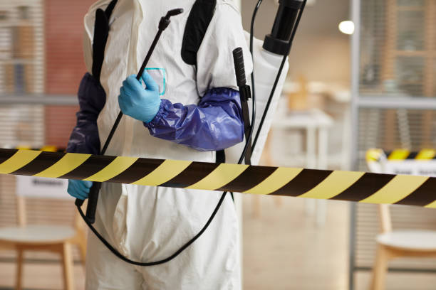 Professional Sewage Cleanup technician working in West Lafayette, OH